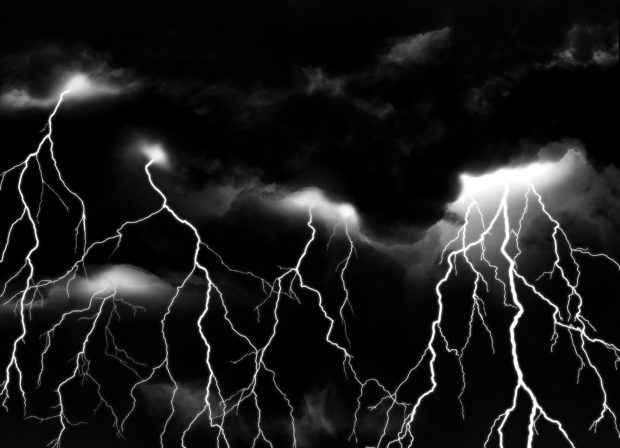 Sky clouds rain weather storm nature lightning free wallpaper.