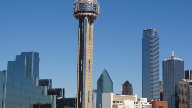 Skyscrapers dallas texas big city hdr wallpaper 1920x1080.