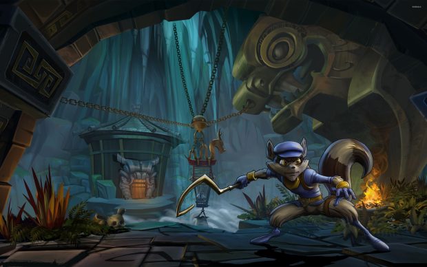 Sly cooper thieves in time background 2880x1800.