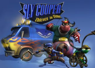 Sly cooper thieves in time backgrounds.