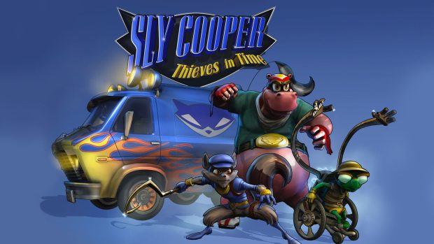 Sly cooper thieves in time backgrounds.