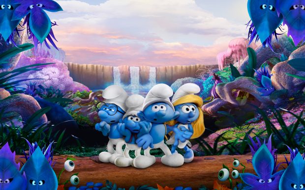 Smurfs the lost village wide backgrounds.