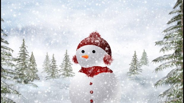 Snowman HD Widescreen Wallpaper 2