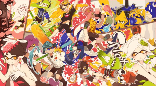 Splatoon Full HD Backgrounds.