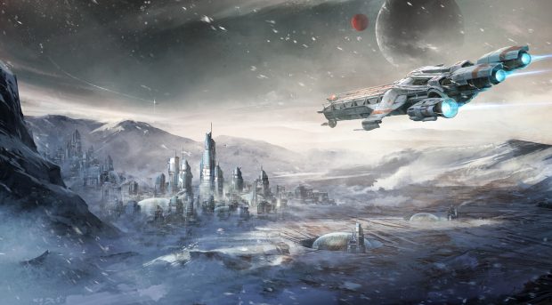 Star Citizen City Game Backgrounds.