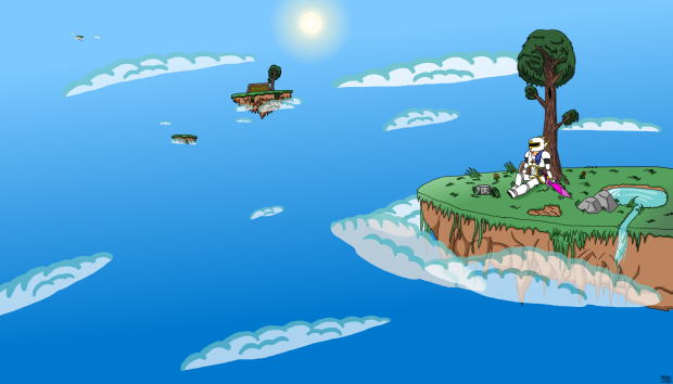 Terraria wallpaper floating islands download.