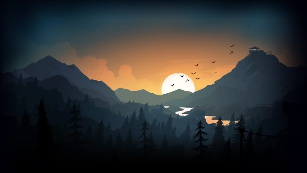 The Video Game Gallery Firewatch Backgrounds 1920x1080.