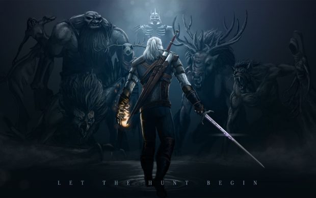 The Witcher 3 Wild Hunt Game Character Monsters Sword Wallpapers 3840x2400.