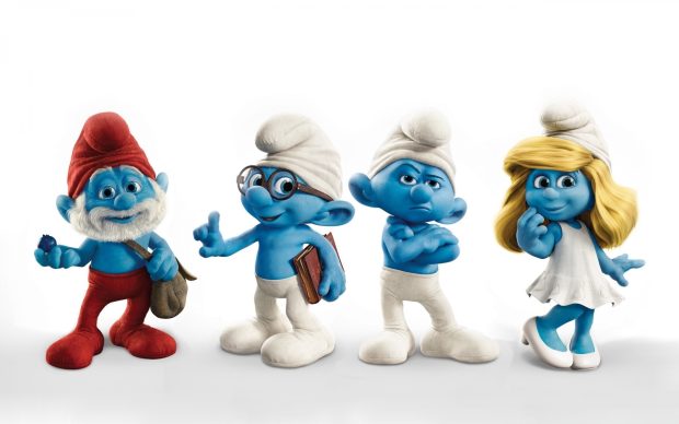 The smurfs characters wallpaper 1920x1200.