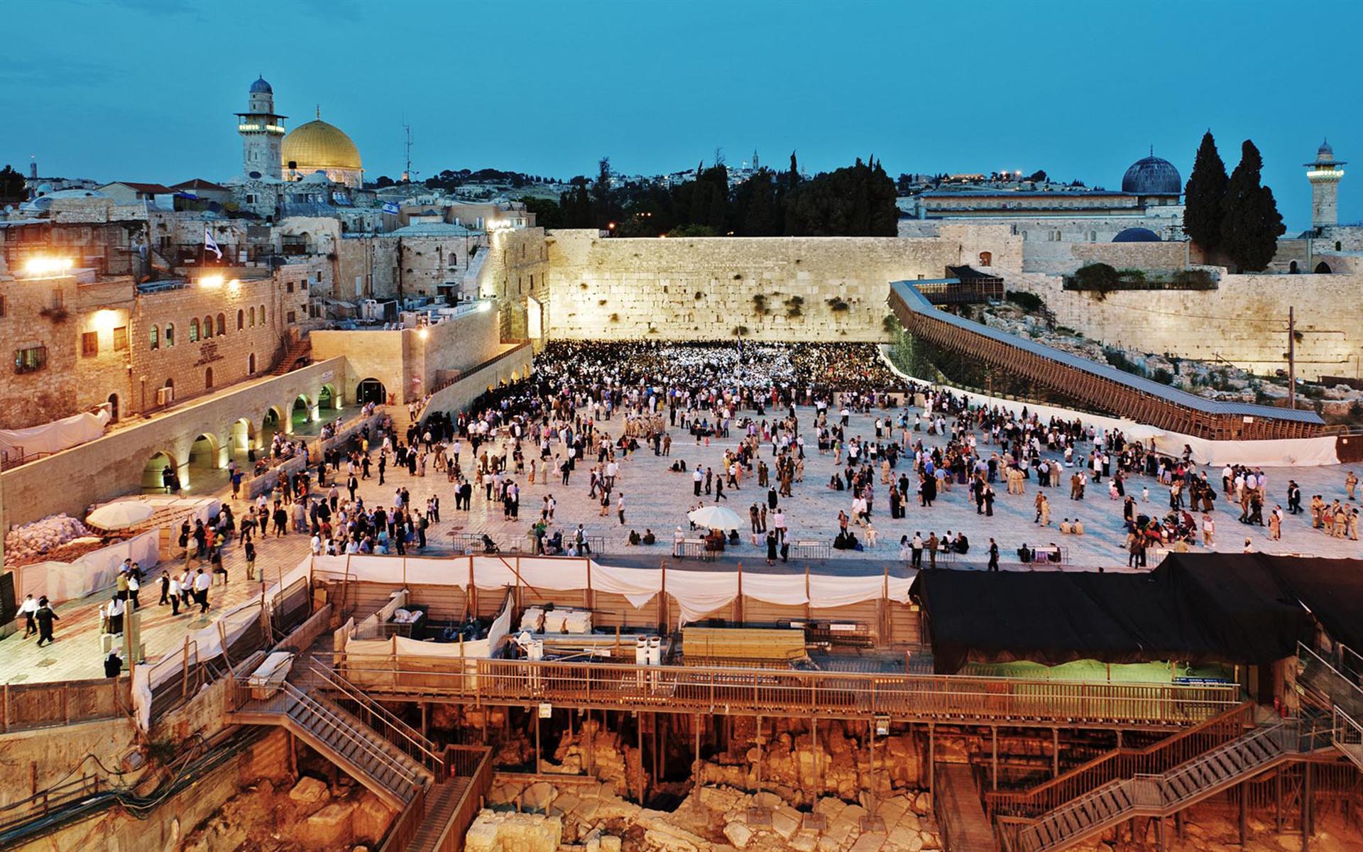 843477 4K, Jerusalem, Israel, Houses, Evening, Fence - Rare Gallery HD  Wallpapers