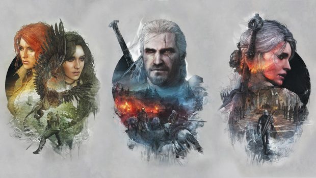 The witcher 3 Steel book Cover Game Backgrounds.