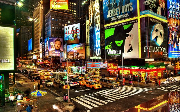 Times Square Wallpaper HD.