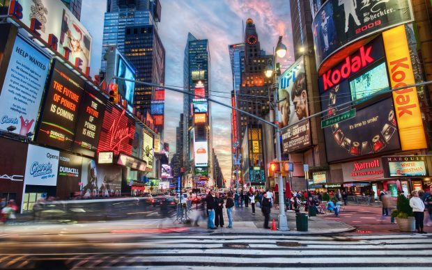 Times square widescreen hd wallpapers.