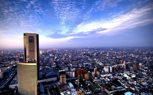 Tower Buidings Tokyo Backgrounds.