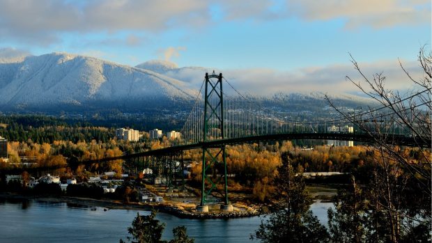 Vancouver Bridge backgrounds.