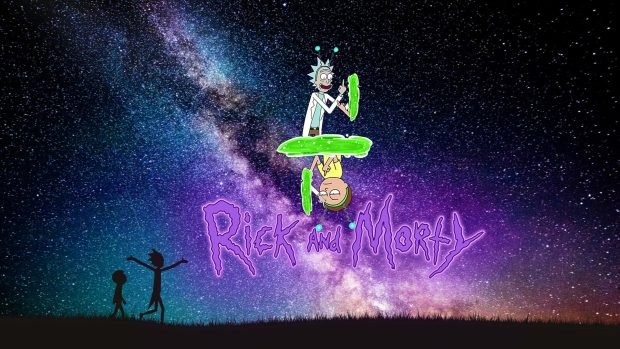 Wallpaper HD Rick and Morty Cartoon.