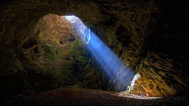 Wallpaper cave light sun.