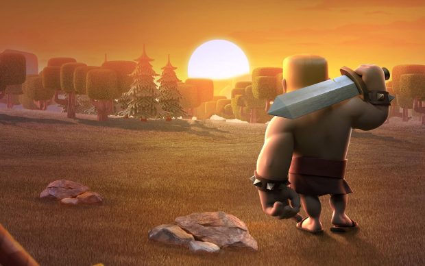Wallpaper clash of clans wide.