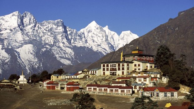 Wallpaper desktop background monastery nepal world desktop.