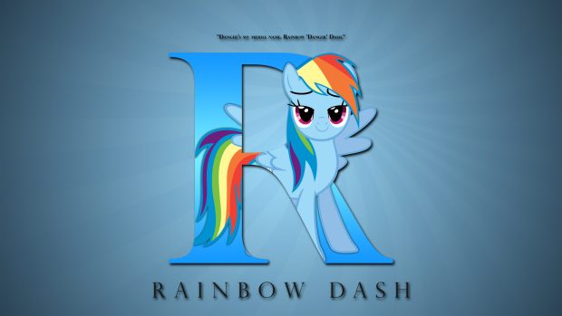 Wallpaper letters rainbow dash images.