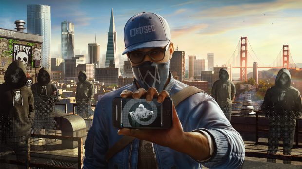 Watch Dogs Buidings Game Backgrounds.