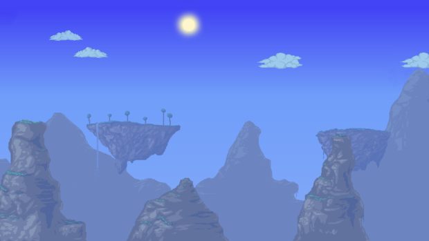 Widescreen terraria background 1920x1080.