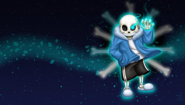 Wndertale wallpaper sans download.