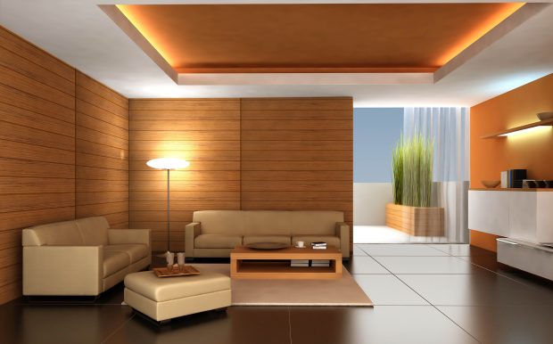 Wood paneling in the living room images.
