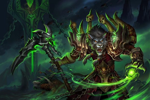 World of warcraft worgen warlock backgrounds.