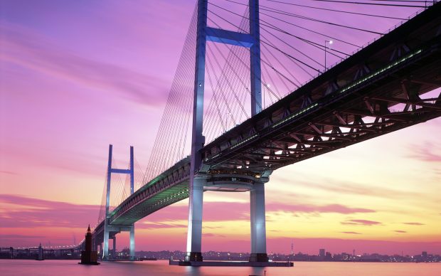 Yokohama-bay-bridge-japan-wide-photos