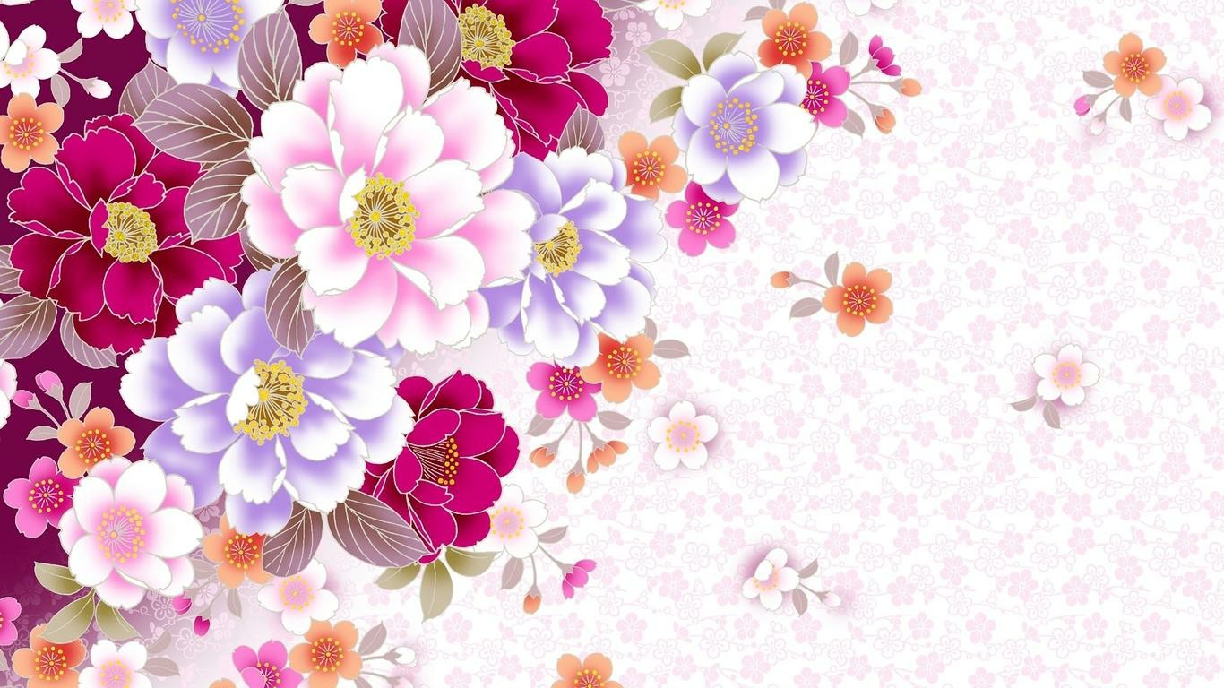 free abstract flowers HD wallpapers