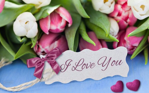 i love you flowers wallpaper.