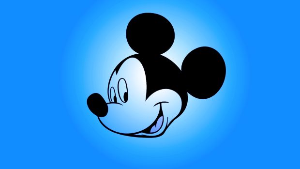 mickey mouse blue wallpaper 76336496.