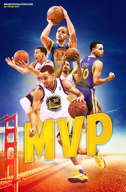 stephen curry  mvp by ronan ncy.