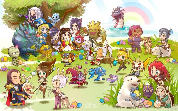 Anime League Of Legends wallpaper.