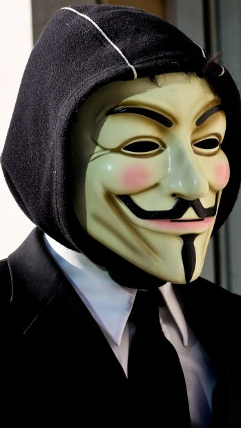 Anonymous Wallpaper Full HD for Iphone.