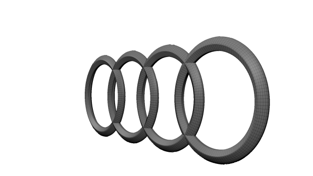 Audi Logo Wallpaper Screen.