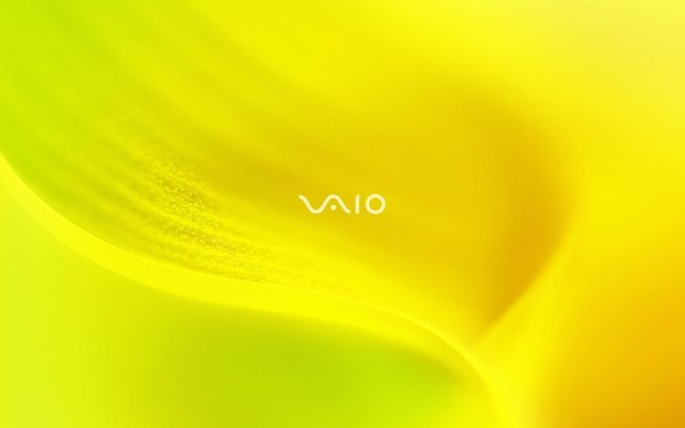 Awesome Vaio Yellow Wallpaper HD.