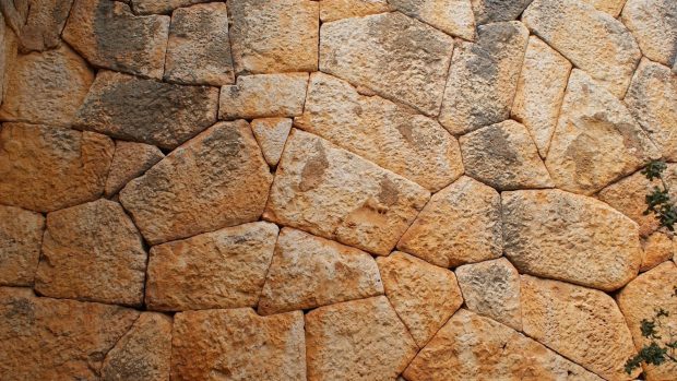 Backgrounds patterns stones stone wall surface 2400x1350.