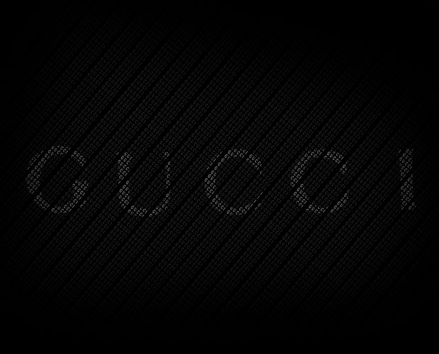 Black Gucci Logo Wallpaper HD.