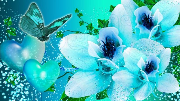 Blue Butterfly Hd Wallpapers Free Download.