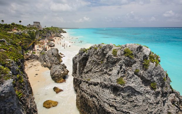 Cancun Beach Mexico 1920x1200.