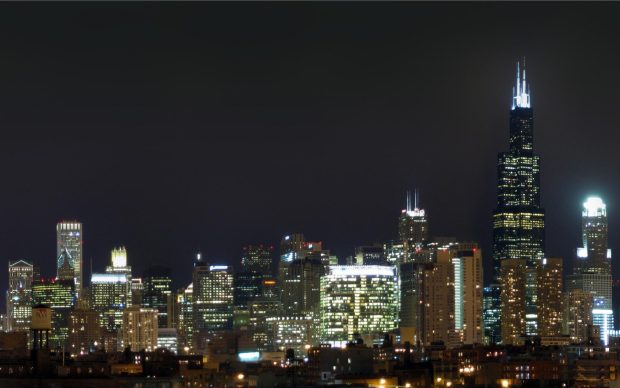 Chicago Skyline Photo HD.