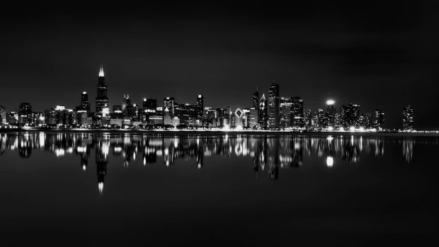 Chicago skyline background 2560x1440 samsung galaxy.