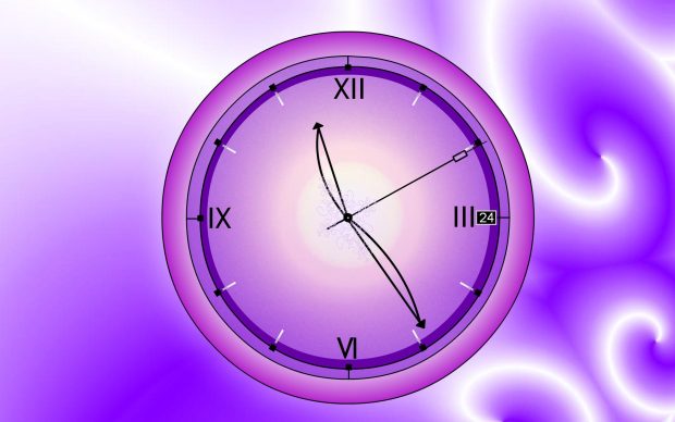 Clock velvet imgbest liquid animated background.