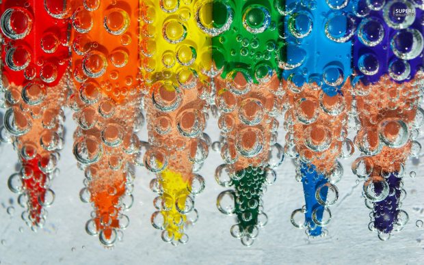 Colorful Water Drops Wallpapers.