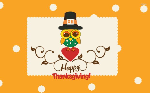 Cute Owl Thanksgiving Wallpapers.