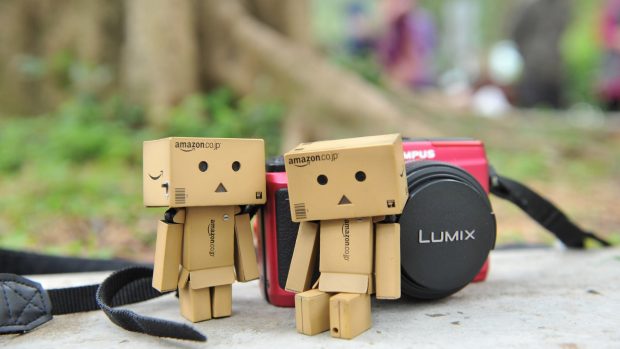 Danbo friendship wallpaper.