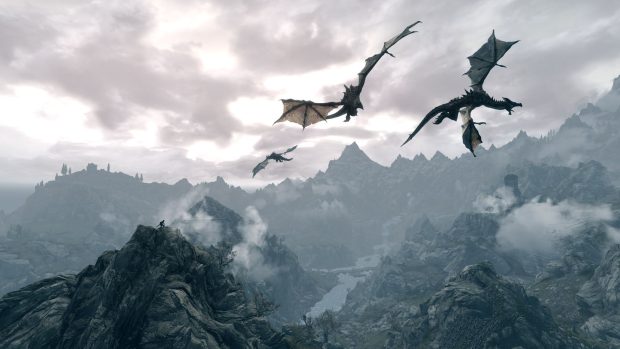 Desktop Dragon Skyrim Wallpapers.