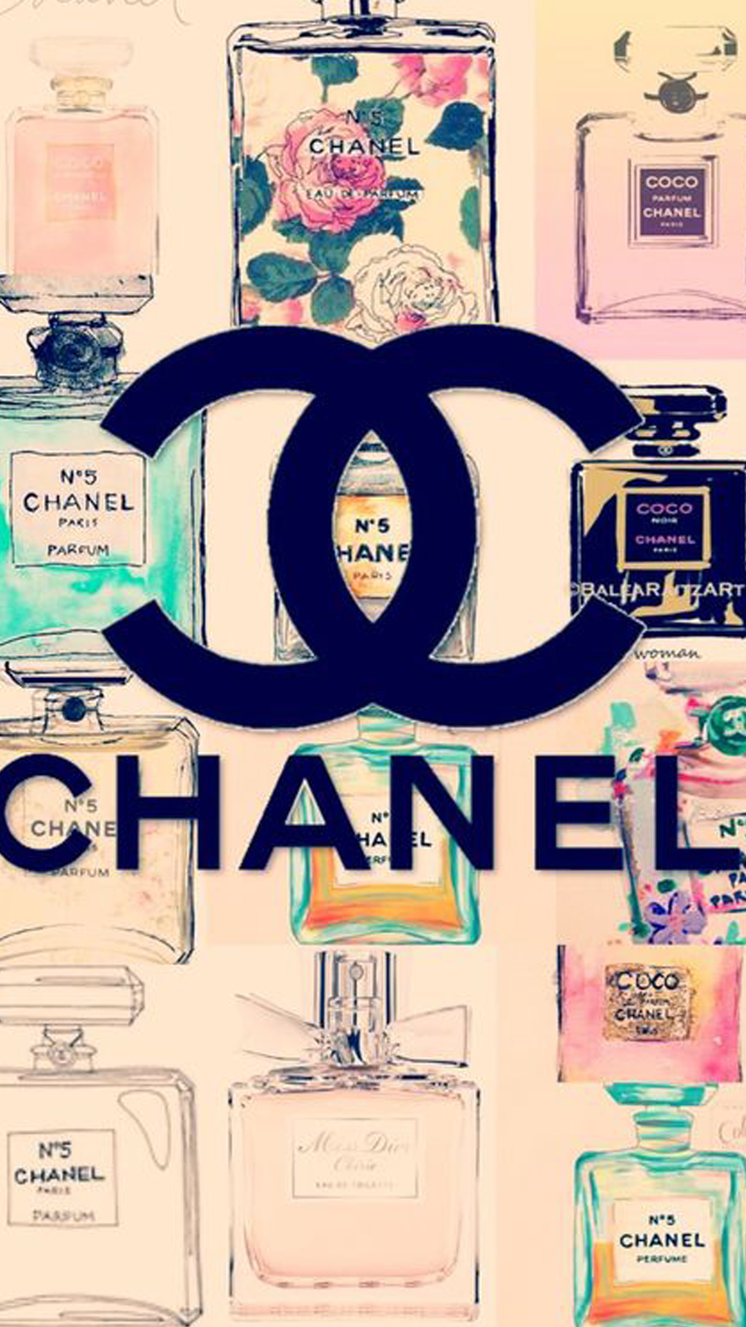 Coco Chanel Logo Wallpaper